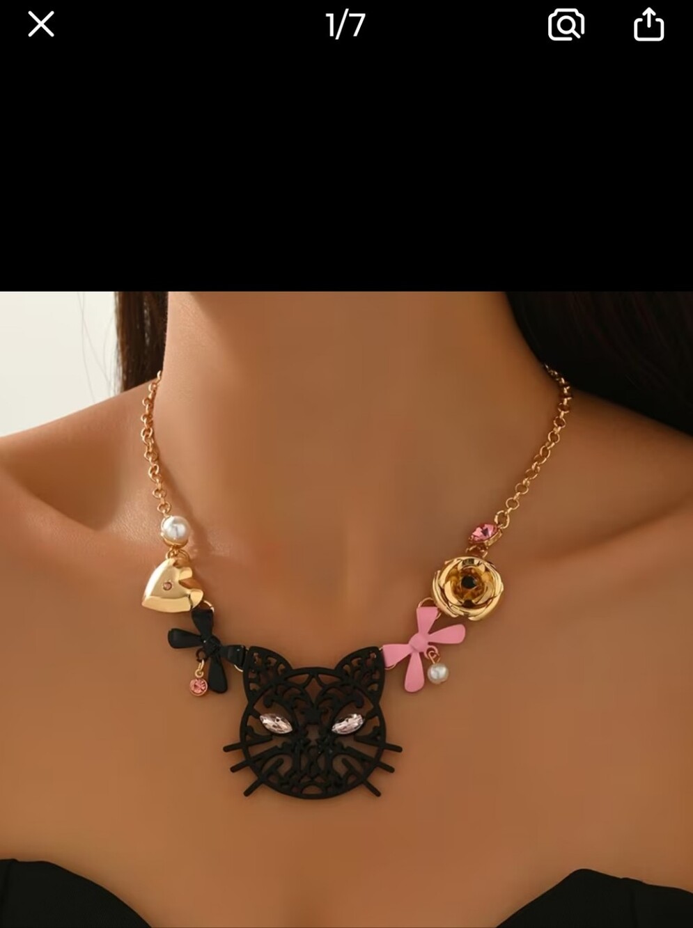 Black Cat Necklace